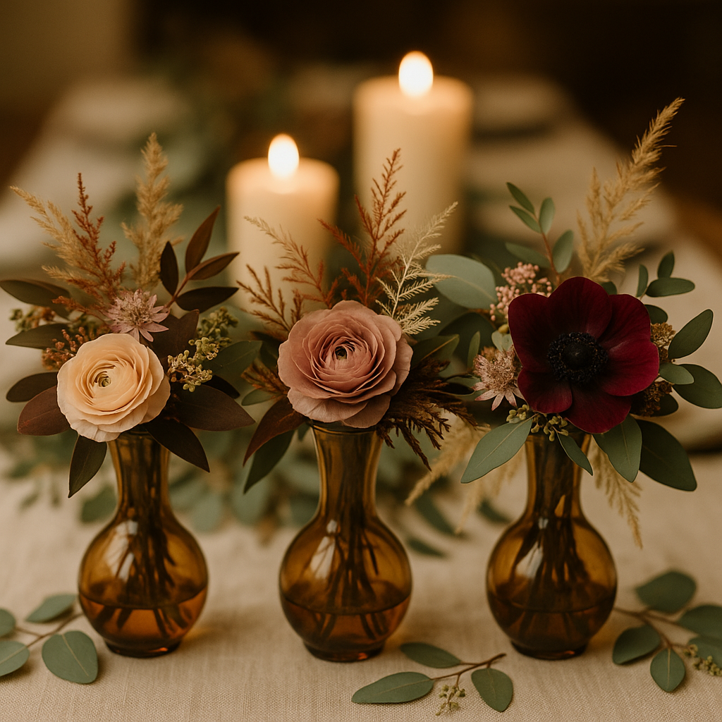Thanksgiving Bud Vases