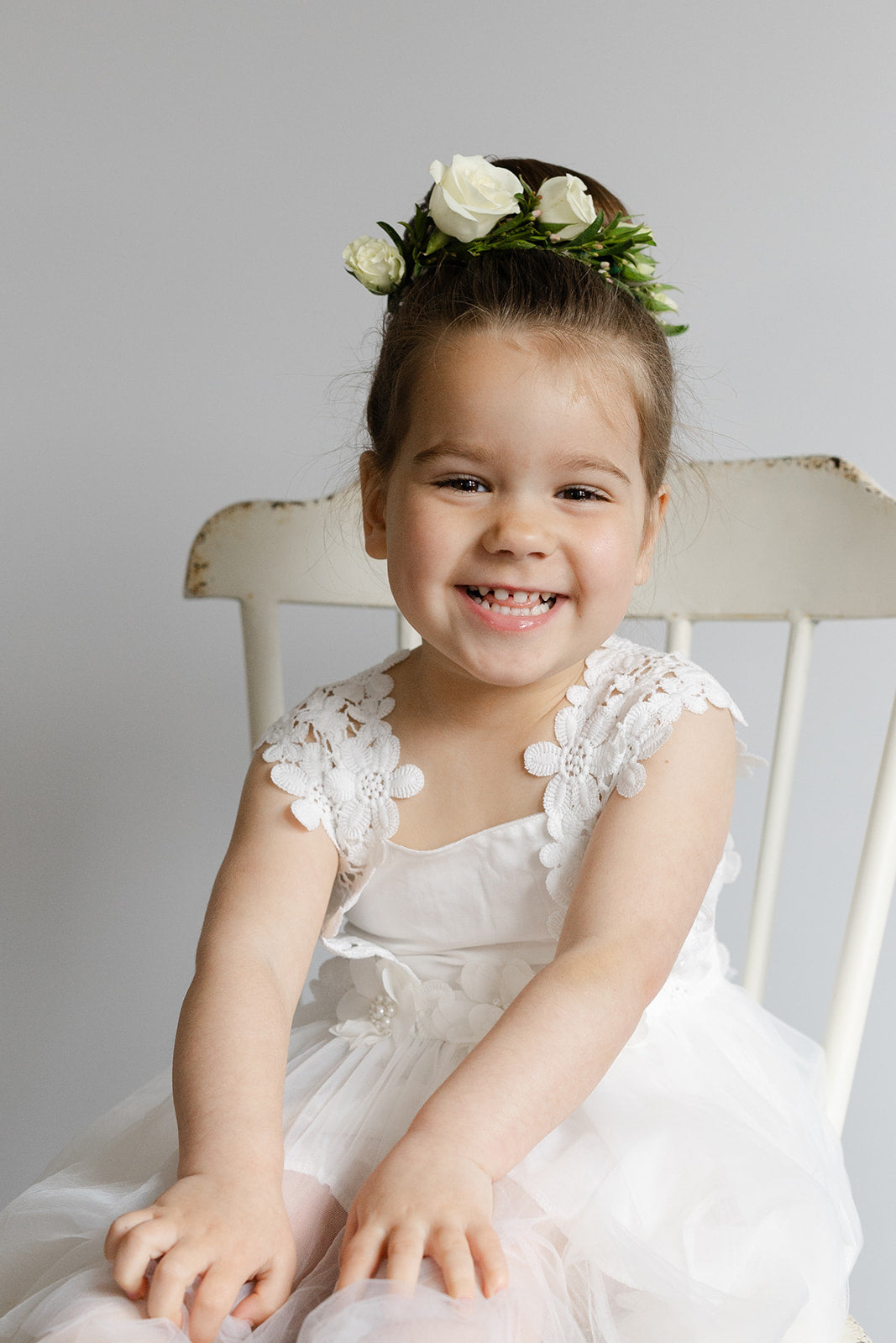Flower Girl Crowns White/ Neutral