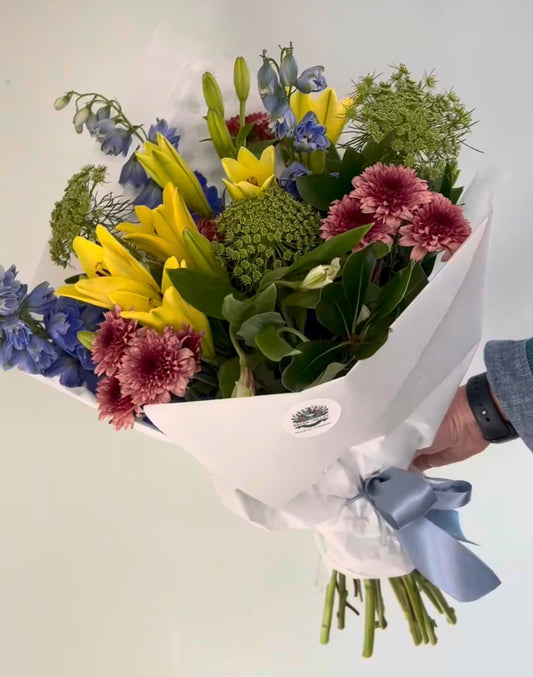 Subscription Cut Flower Bouquet Wrapped