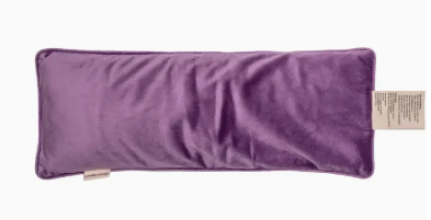Lavender Neck Pillow Backside Purple