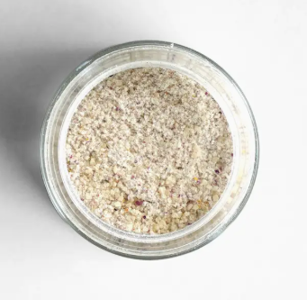 Open Jar of Moroccan Rose Sugar