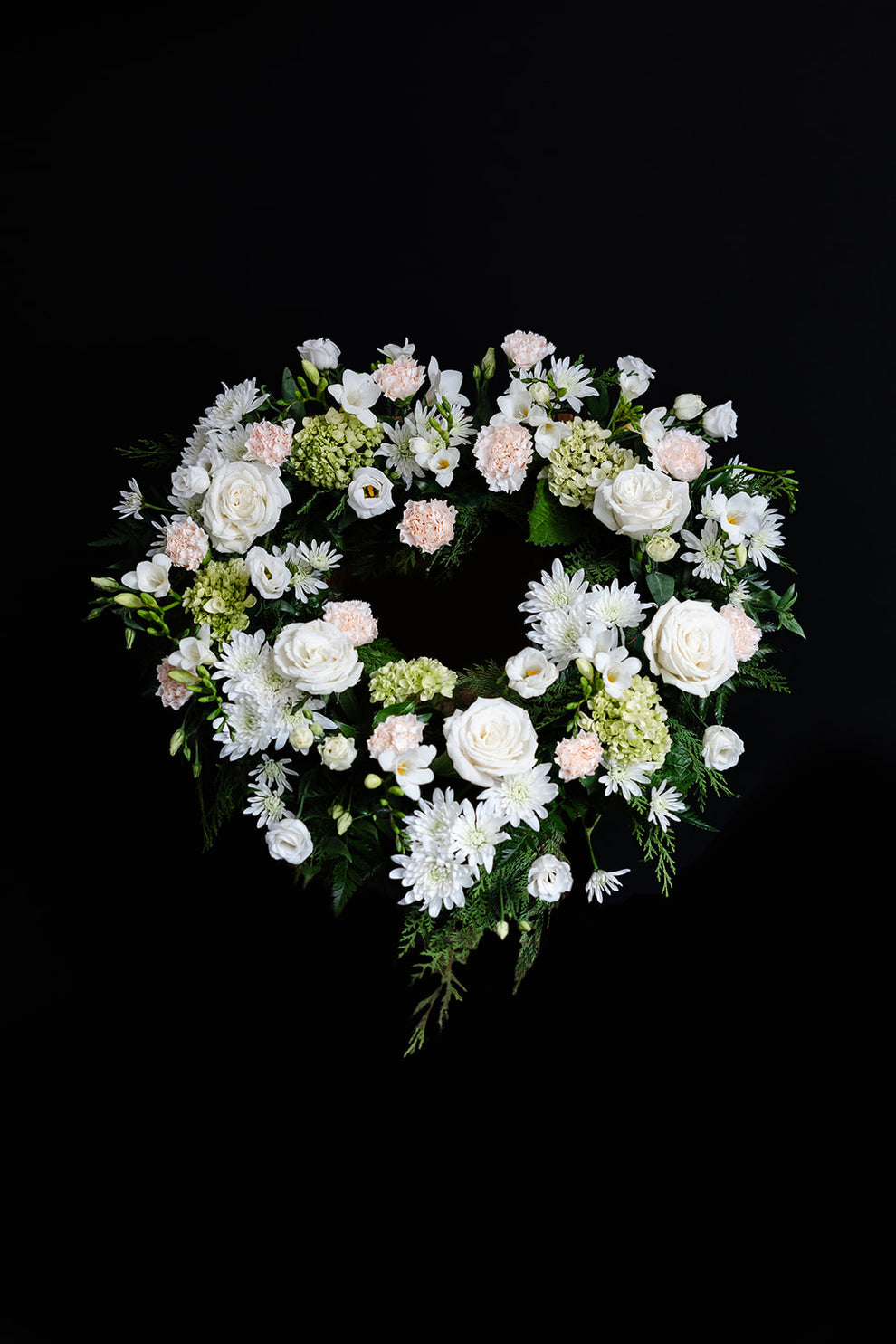 Sincere Sympathy Open Heart – Green Valley Floral Design