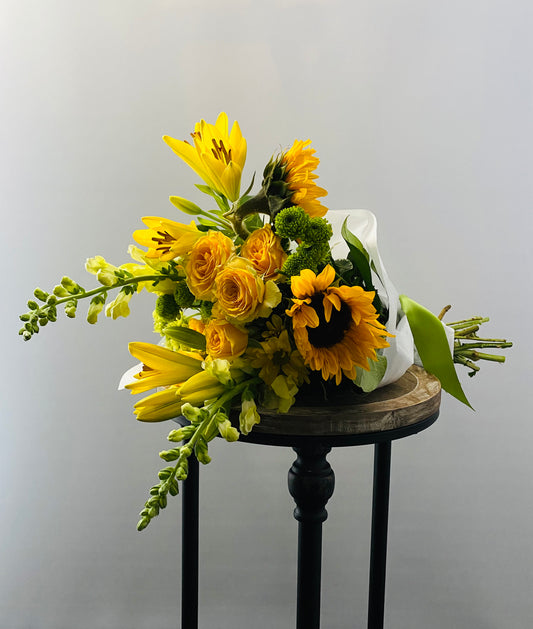 Sunshine Serenade Wrapped Bouquet