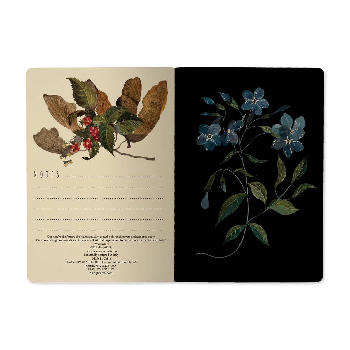 Notebook -  Forest Flowers