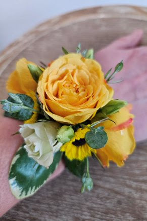 Wrist Corsage Yellow Flowers